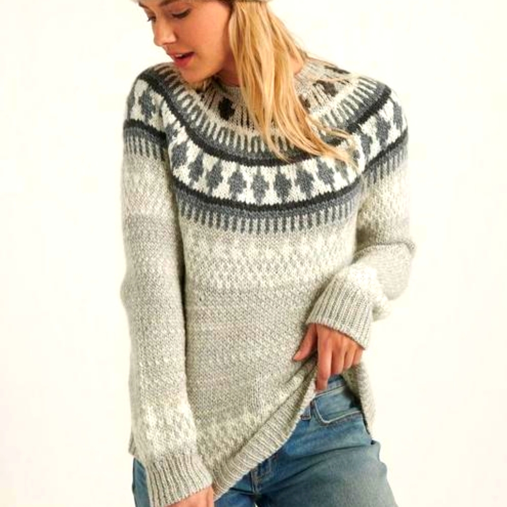 Classic fair isle knitting 